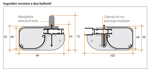 dimensions nettes beta Bettio de moustiques