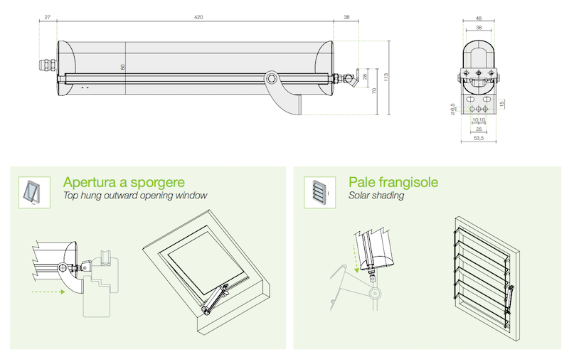 Raywin R20 actionneur Comunello