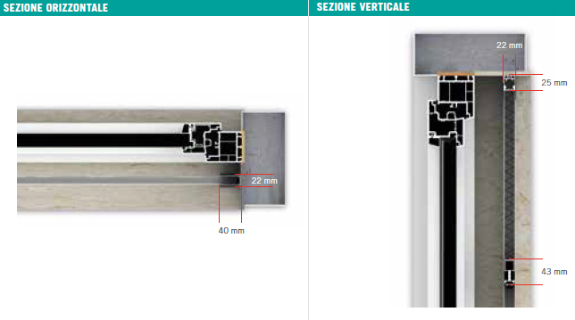 Pleat22 mesures de Effe vertical moustiques plissé net