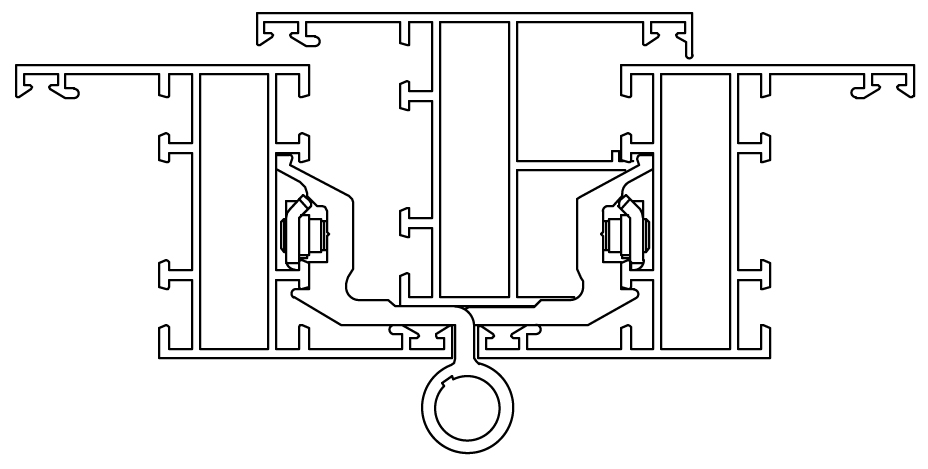 Cerniera Giesse - Flash Base Terza Anta - Serie R40 R40TT R50TT