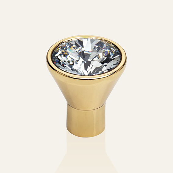 bouton mobile Linea Cali cristal de diamant OZ Swarowski® or pur