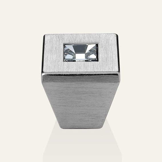 Bouton de meubles Linea Cali Reflex PB avec des cristaux Swarowski® chrome satiné