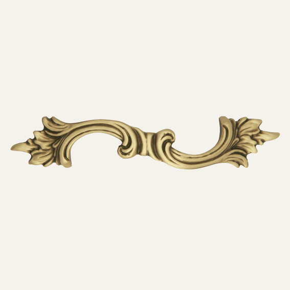 Bouton millésime Linea de meubles Cali Rococo PB avec finition patines