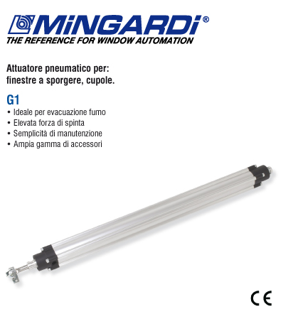 actionneur pneumatique façon Mingardi