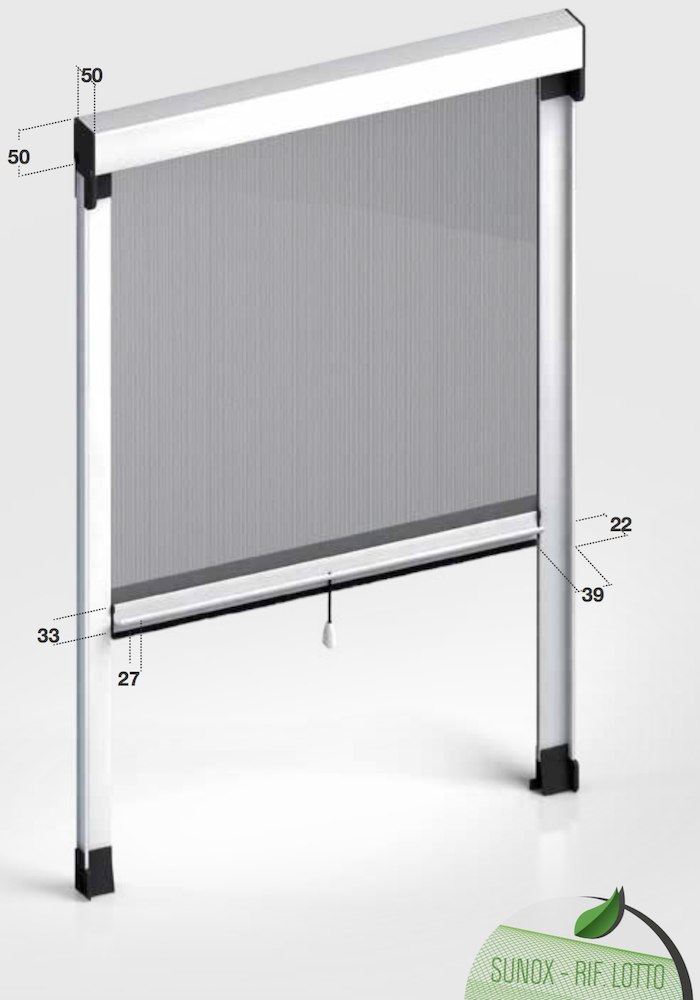 Moustiquaire Zanzar Sistem Quadra Vertical