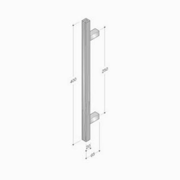 manche en bois LRR et mesures en acier inoxydable