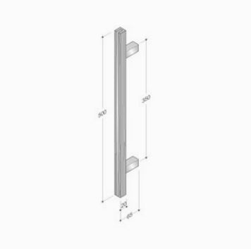 manche en bois LRR et mesures en acier inoxydable