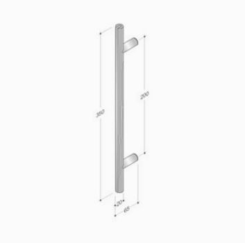 manche en bois LRR et mesures en acier inoxydable