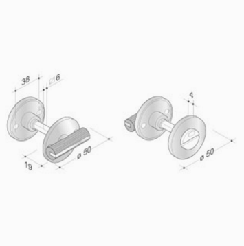 PBA 2001.YOD.CH des plaques d'égout Paire de bois et de l'acier inoxydable AISI 316L