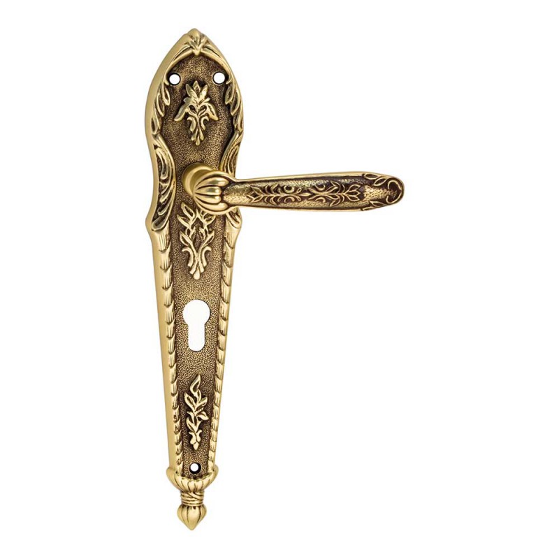 1100 Jumana classe Poignée de porte sur plaque de luxe Frosio Bortolo Made in Italy