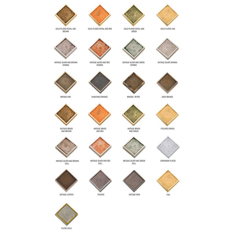 1105-8 port poignée de classe Jumana de luxe Rosetta Frosio Bortolo Made in Italy