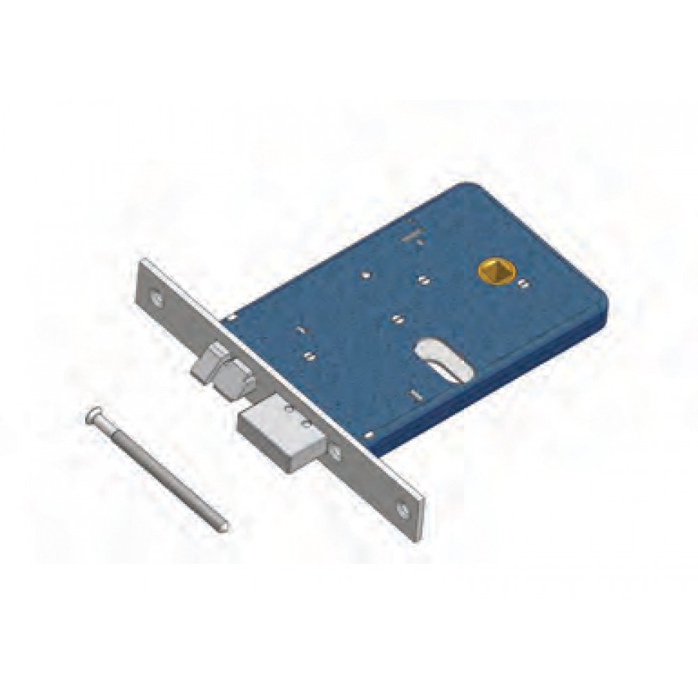 Pêne dormant et demi-tour (non réversible) Omec Art.378 DX