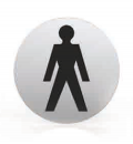 Pictogramme pour buse de bain WC rond hommes TROPEX