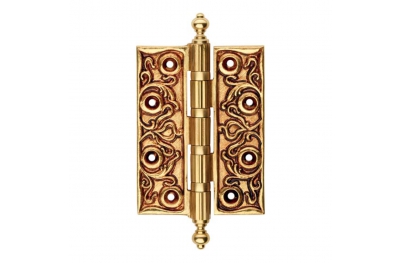 Charnière de porte en bois CE 1270 baroque et raffinée, ligne Calì avec décorations de luxe