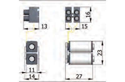 Bobines Groupe Omec Art.033 - Composant pour serrures électriques