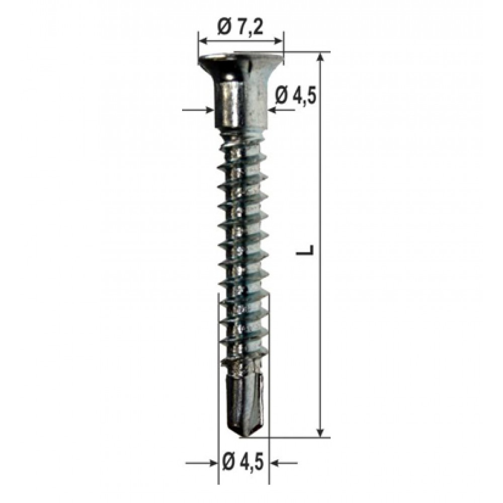 Vis spéciales Hardware cambrioleur différentes dimensions 1000 pcs HEICKO