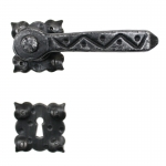 2002 Poignée en fer forgé Portes artistique pour Rosetta Lorenz Ferart