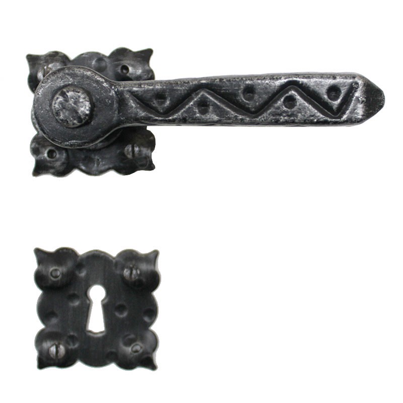 2002 Poignée en fer forgé Portes artistique pour Rosetta Lorenz Ferart