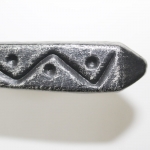 2004 Poignée médiévale Larga Portes en fer forgé pour plaque de Lorenz Ferart