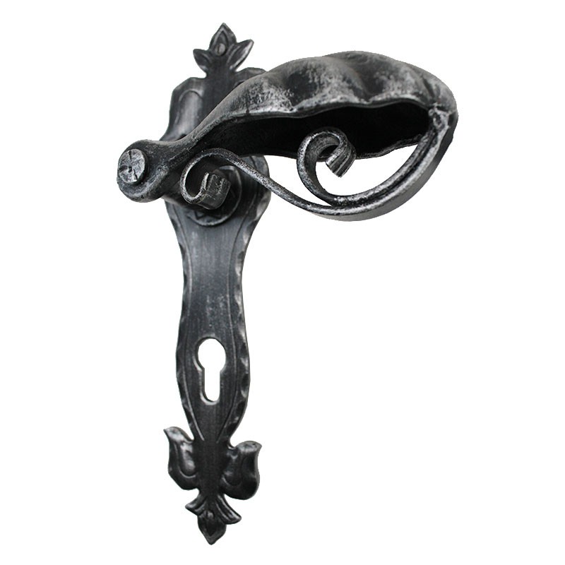 2048 poignée Portes en fer forgé pour plaque simple de Lorenz Ferart