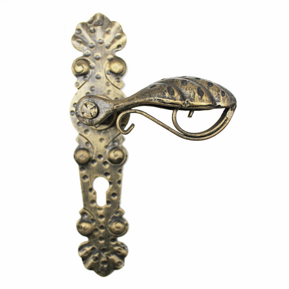 2038 Poignée Pointy Portes en fer forgé pour plaque de Lorenz Ferart