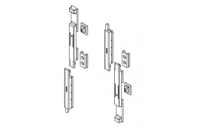 Couple Catenacci Giap Art.02131K Giesse; Argent PWS, pour la série R40