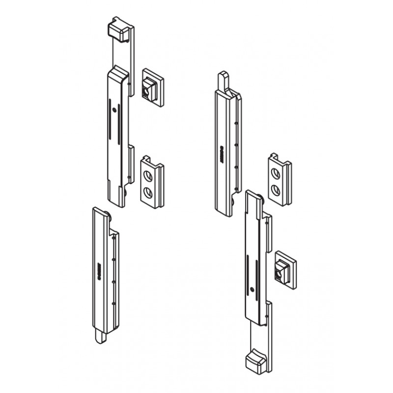 Couple Catenacci Giap Art.02131K Giesse; Argent PWS, pour la série R40