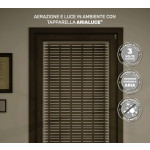 AriaLuce 50 Pinto Volet Roulant en Aluminium Isolé de Densité Moyenne