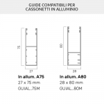 Volet roulant Duero 40 en PVC et aluminium avec isolation thermique