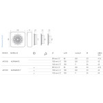 Extracteur Salle de Bain avec Minuterie Fantini Cosmi Universel