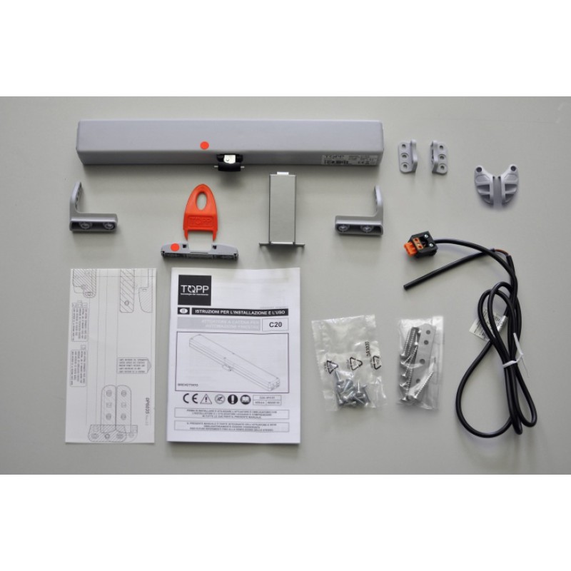 C20 Topp Actionneur a Chaîne 230V 50Hz Topp Noir Gris ou Blanc