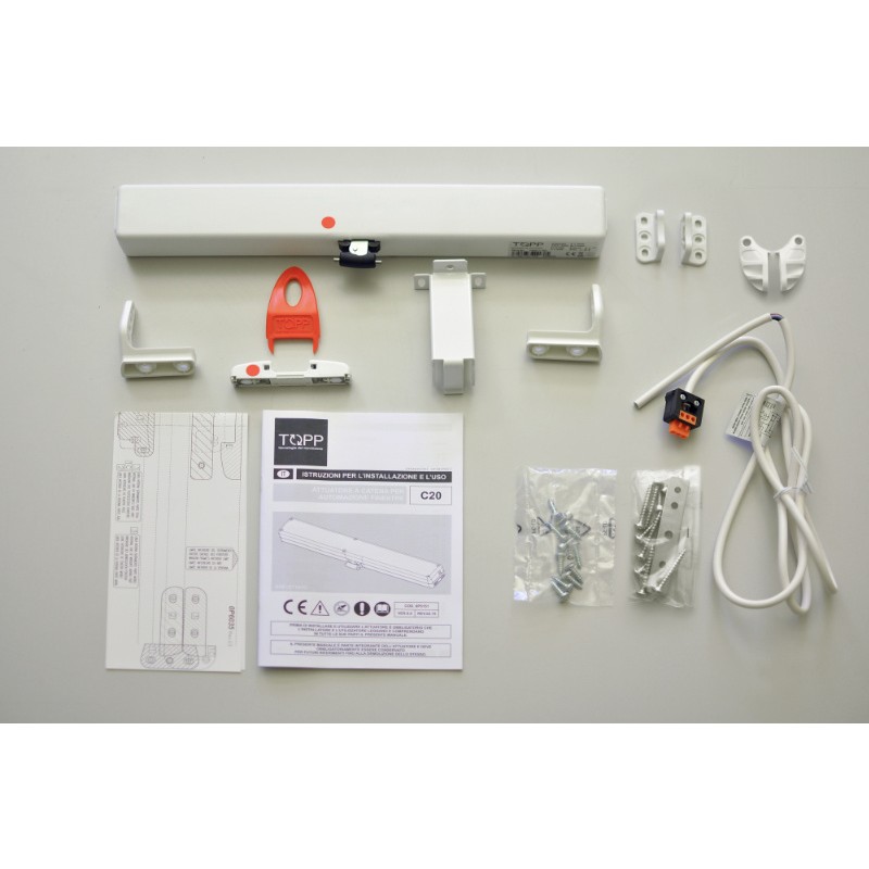 C20 Topp Actionneur a Chaîne 230V 50Hz Topp Noir Gris ou Blanc