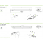 Chaîne Actionneur Smart 230V 50 Hz Comunello Mowin Noir Gris ou Blanc