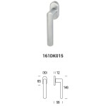 Aura Reguitti Poignée de Fenêtre DK Oscillo-battante avec Rosace