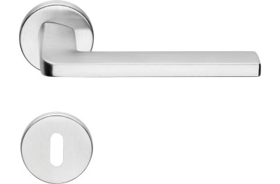 Axis Zincral Linea Calì Poignée de Porte avec Rosace Ronde