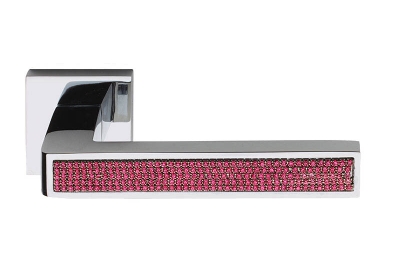 Barletta Crystal Pink Poignée sur Rosetta Carré Fashion Line PFS Pasini