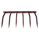 Diamètre de la borne anti-vol 120 mm Grimpo pour les tuyaux externes Type de pluie en acier peint marron