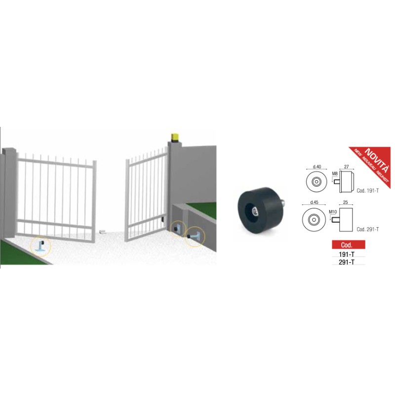 Battant pour Portail Automatique Modulaire BREVETTI ADEM 3 BLOCK