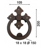 Voler croix avec anneau Galbraith Fer Forgé