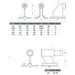 Interrupteurs de Fin de Course Portail à Fixer Différentes Tailles