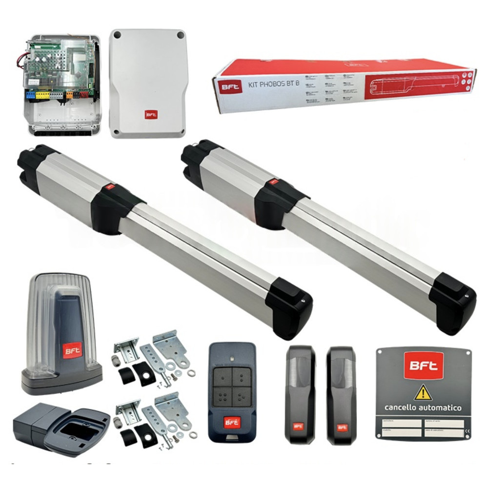 BFT PHOBOS BT B25 SMART KIT Motorisation Portails Battants 24V 400kg