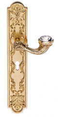 Brillant Diamond 1529 Poignée sur la Plaque pour Porte Linea Calì Vintage