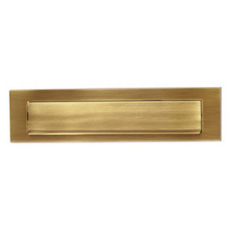 Liscia Letterbox plaque en laiton PFS Pasini