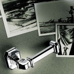 Poignée Busiri Cromo pour porte de tradition artistique italienne par Antologhia