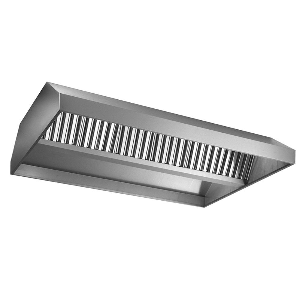 Hotte îlot pour Cuisine en Acier Inox et Moteur Ventilateur Électrique