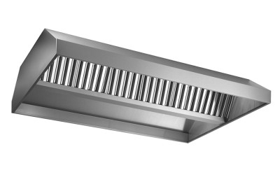 Hotte îlot pour Cuisine en Acier Inox et Moteur Ventilateur Électrique