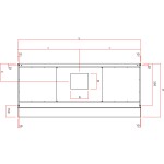 Hotte Aspirante Murale en Acier Inox avec Moteur Ventilateur