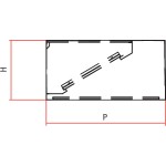 Hotte Murale Cubique Profondeur 90 110 130 cm Sans Moteur