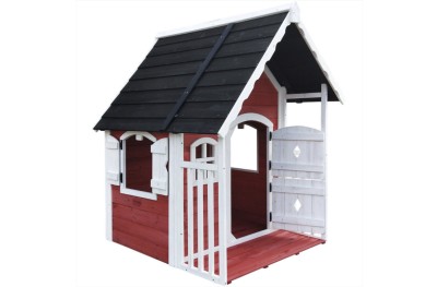 Maisonnette en Bois pour Enfants dans Jardin Anny 97x113 cm