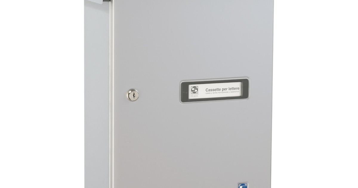 Boîte Aux Lettres Chromée Style Victorien 10" X 4" - Plaque Postale à Ressort Lourd - Montage Mural